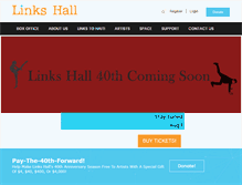 Tablet Screenshot of linkshall.org